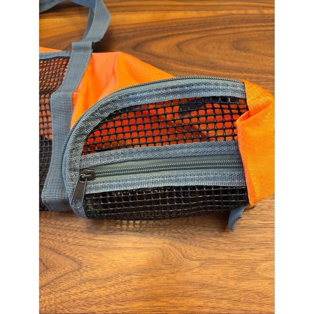 Hello Mow & Wow Orange and Mesh Animal Dog Cat Transport Travel Grooming Bag